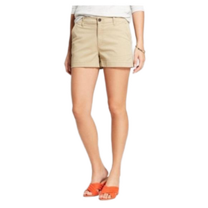NWT sz 6 Tan Chino shorts w/stretch
